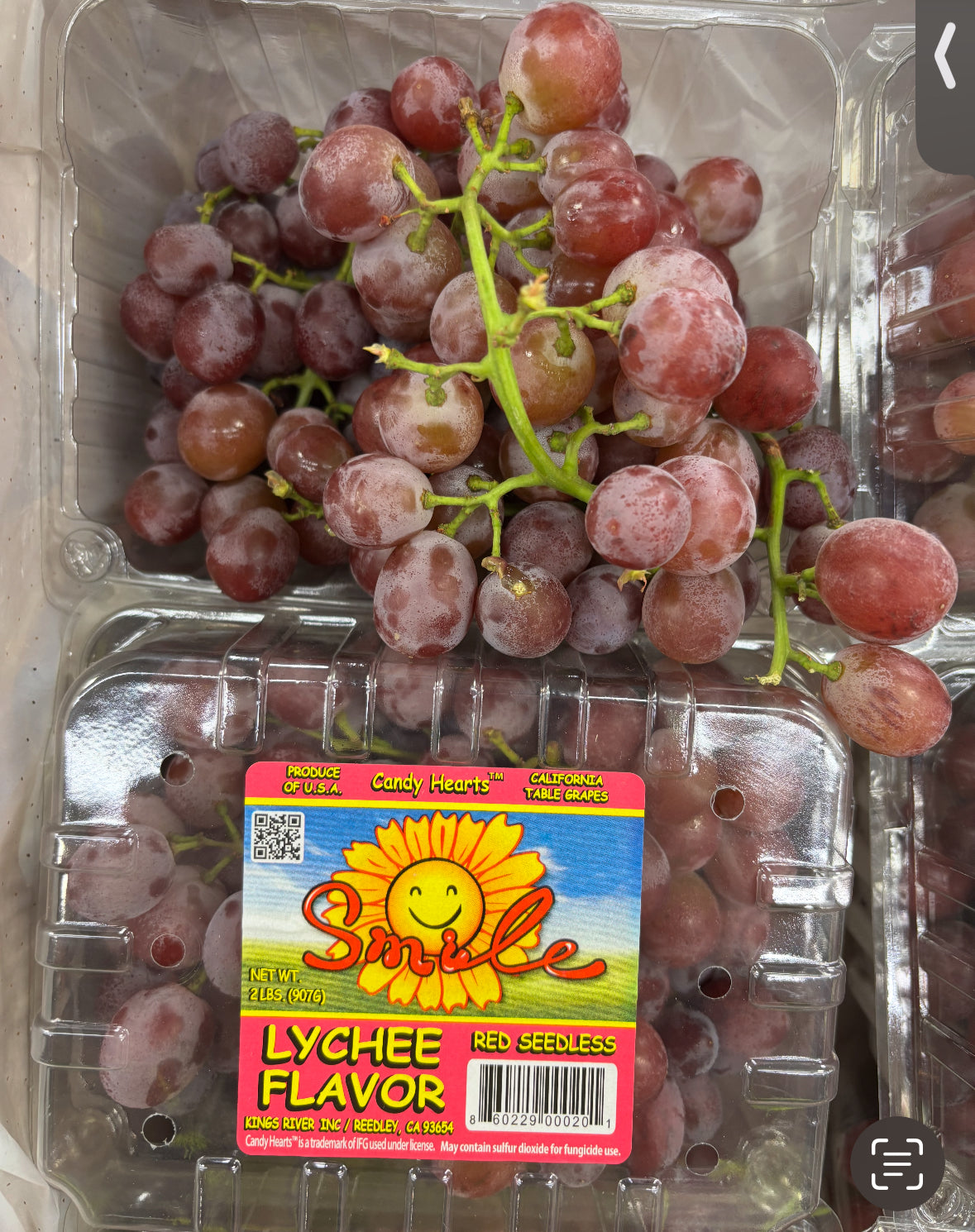 荔枝味葡萄🍇 2磅/盒
