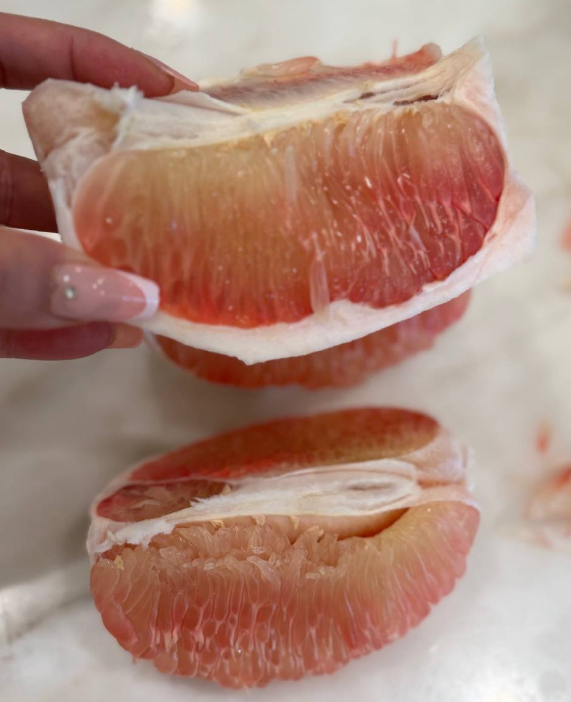 红肉 沙田柚 1个