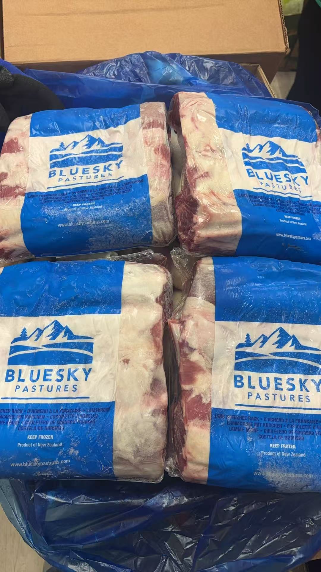 Blue sky 纽西兰羊排(羊肉届的爱马仕)$18/磅