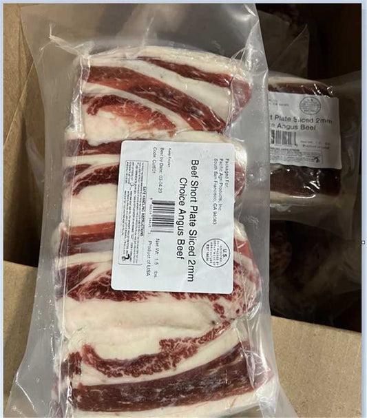 Angus 肥牛火锅片 1.5磅 这个好吃😋