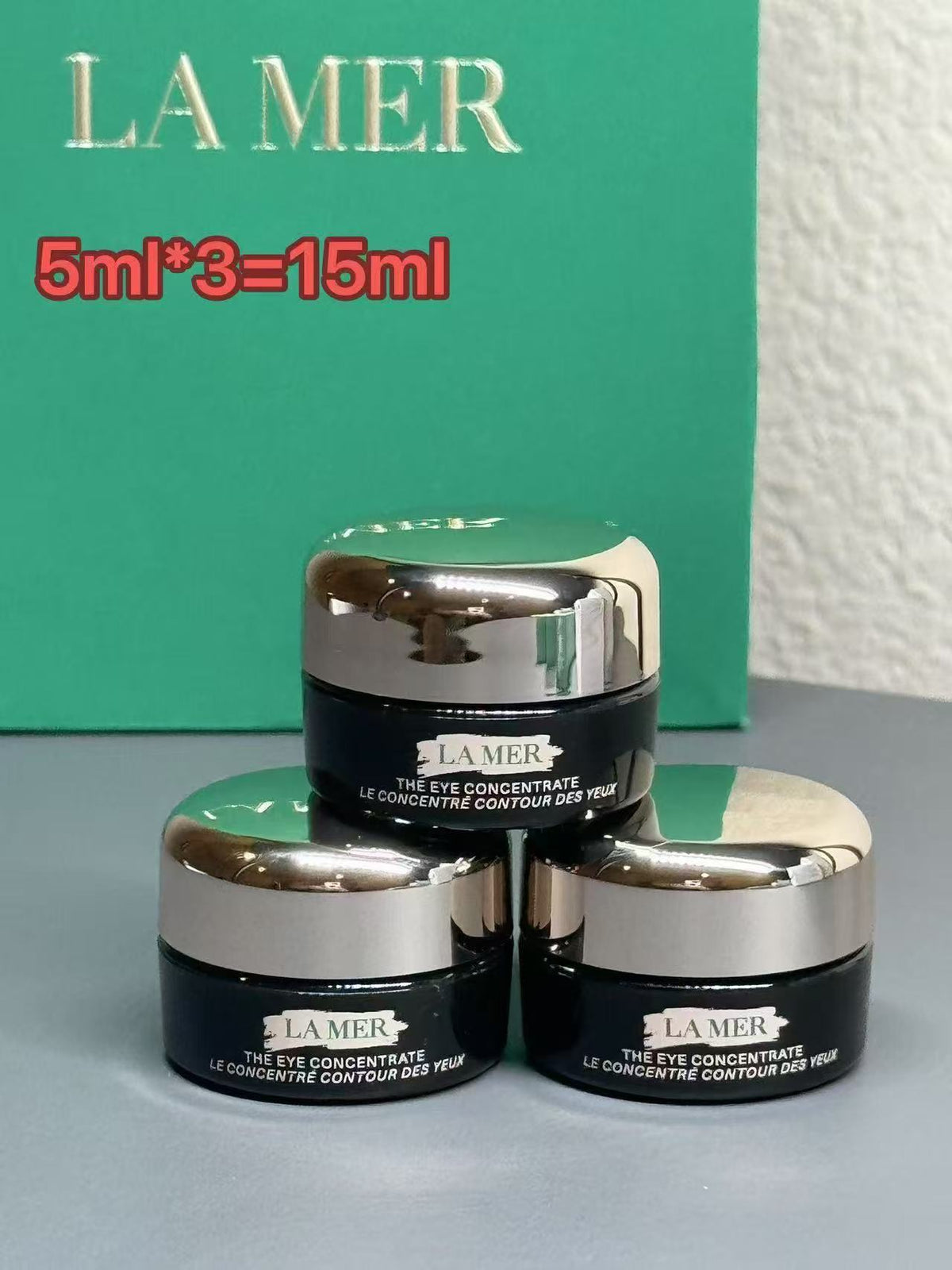 Lamer 眼霜套装 绿眼霜中样5ml×3＝15ml