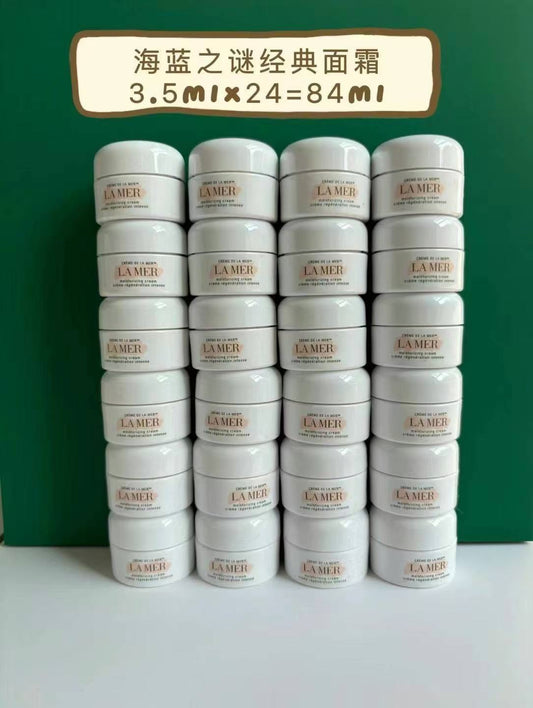 La Mer海蓝之谜经典面霜3.5mlx24个一盒，共84ml，只要$325,专柜售价60ml税后$425