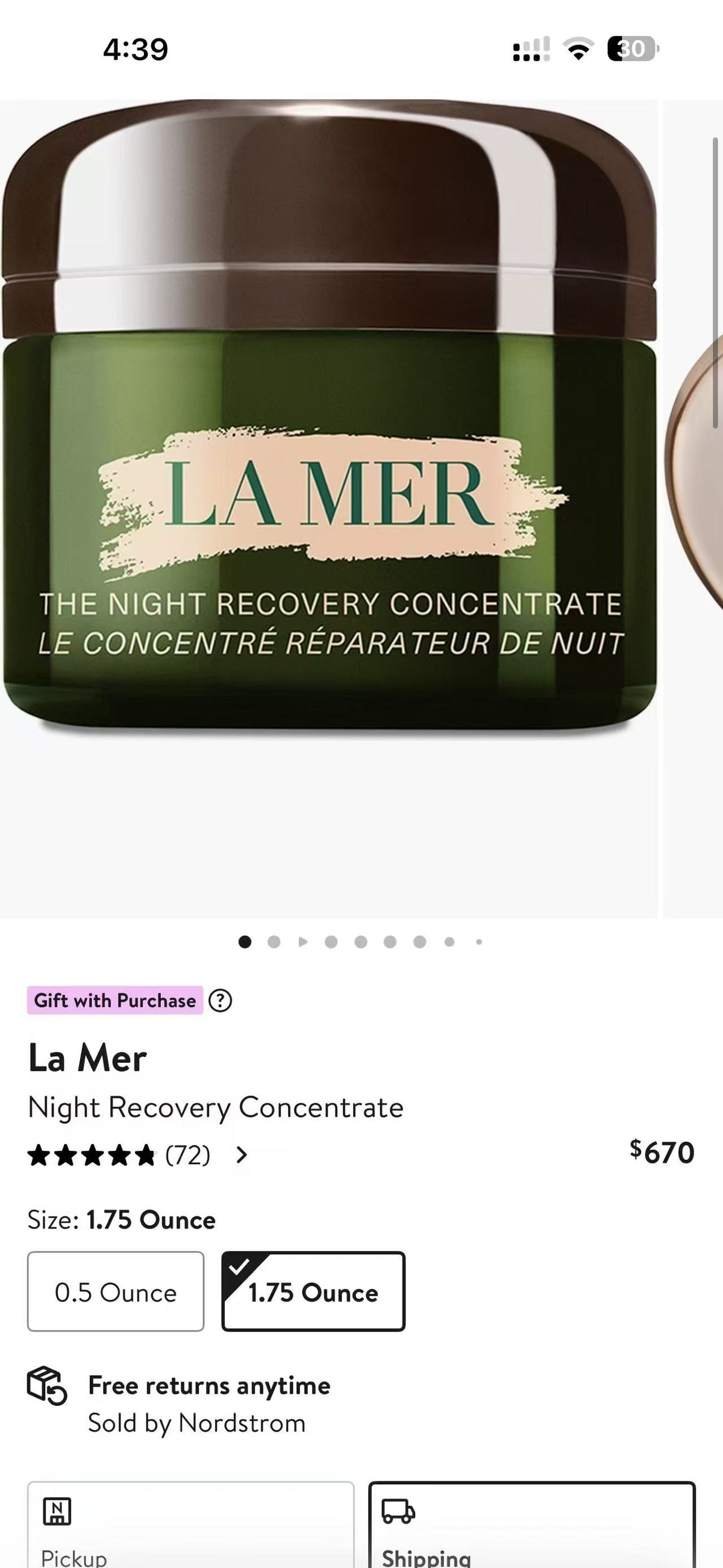 💚【La Mer 海蓝之谜】
✨浓缩夜间修复精华50ml正装✨
😍😍
这个夏天🌞一定要备的一瓶神仙精华❗️
🌬️熬夜脸、医美后、爆痘期都能急救修护