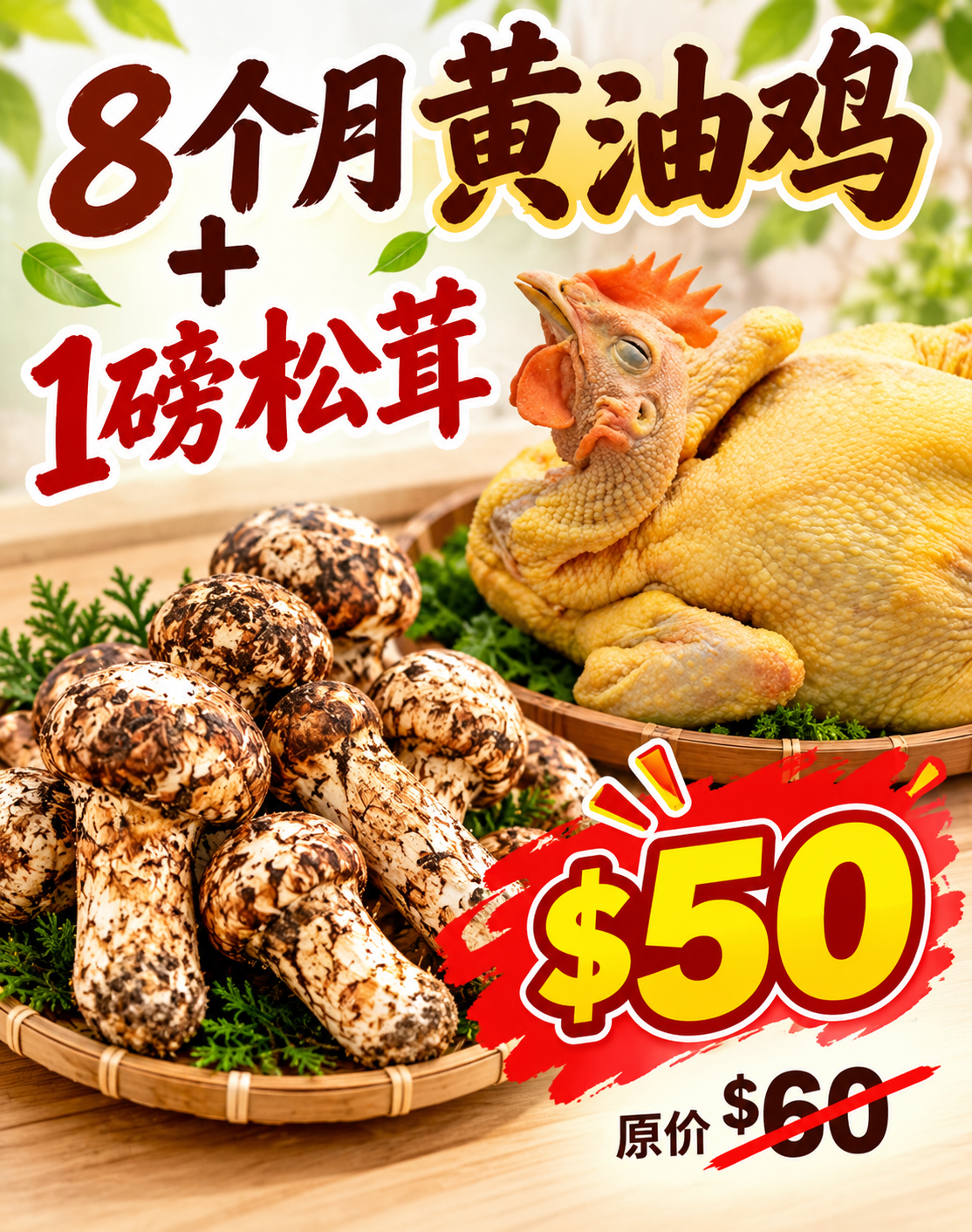 8个月鸡 1个