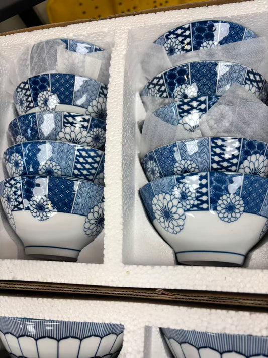 景德镇陶瓷碗 10个装