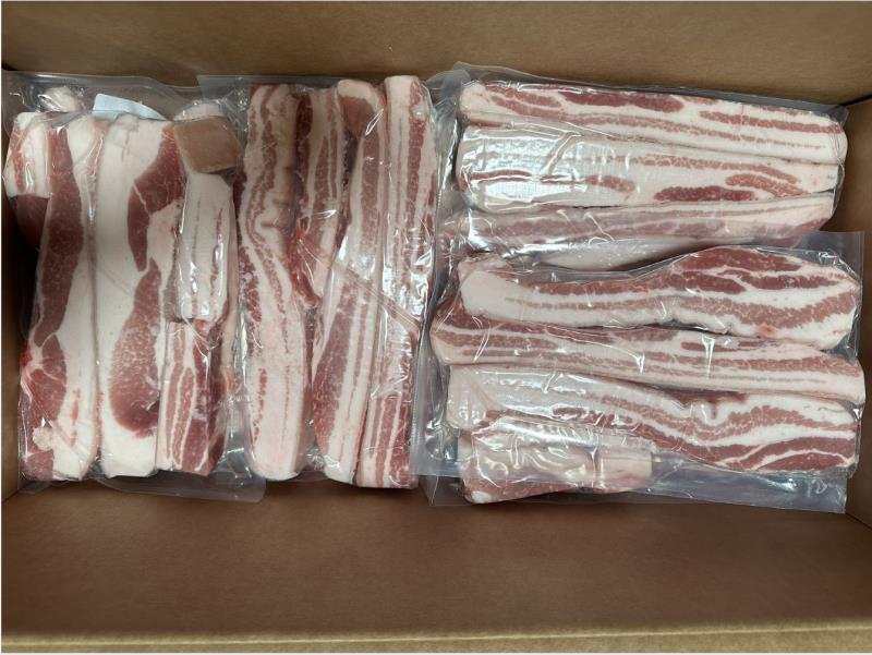 黑毛猪五花肉 2磅